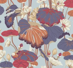 Greenhouse Lotus Pond Wallpaper - Sky & Multi