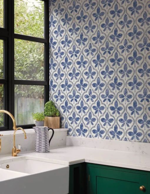 Greenhouse Sevilla Wallpaper - Cobalt