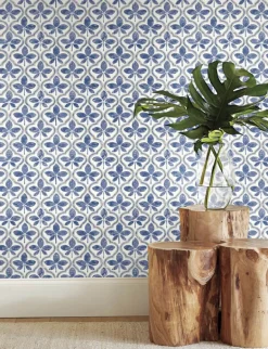 Greenhouse Sevilla Wallpaper - Cobalt