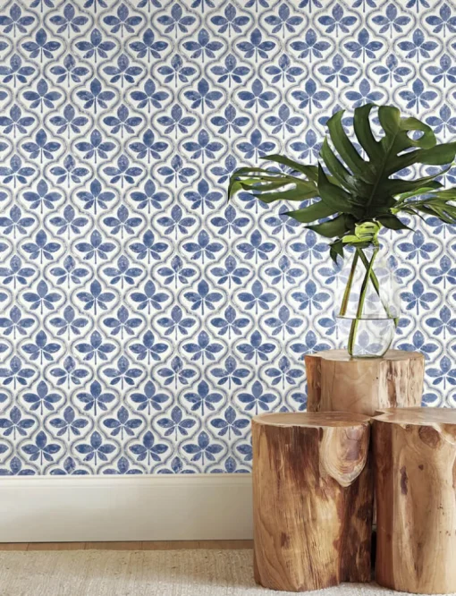 Greenhouse Sevilla Wallpaper - Cobalt