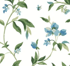 Greenhouse Springtime Wallpaper - Cotton & Peacock