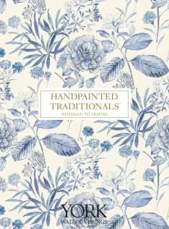 Handpainted Traditionals Cottage Basket Wallpaper - Black