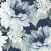 Harry & Grace Watercolor Floral Peel & Stick Wallpaper - Blue & Green