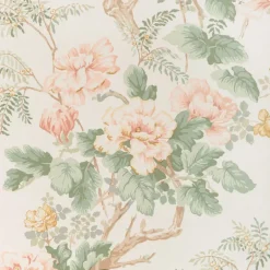 Lee Jofa Chinese Peony Wallpaper - Blush