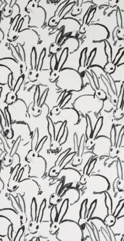 Lee Jofa Hutch Rabbit Wallpaper - Cream