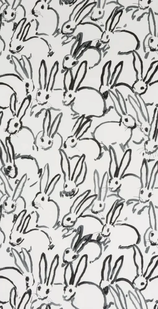 Lee Jofa Hutch Rabbit Wallpaper - Cream