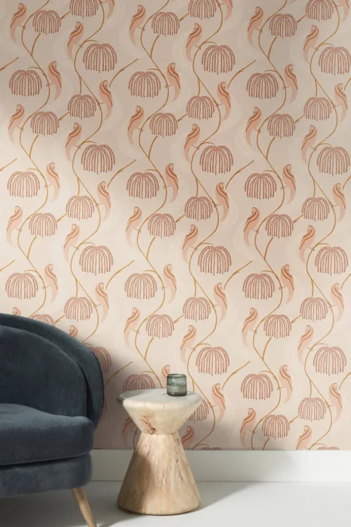 Lemieux et Cie Blaise Wallpaper - Blush & Neutral