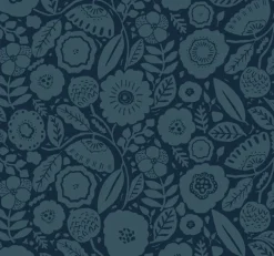 Lemieux et Cie Signature Camille Blossom Wallpaper - Indigo