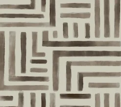 Lemieux et Cie Signature Painterly Labyrinth Wallpaper - Warm Neutral