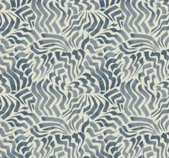 Lemieux et Cie Signature Zora Wave Wallpaper - Denim