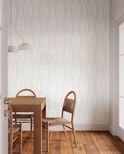 Lemieux et Cie Signature Rousseau Paperweave Wallpaper - Warm Grey