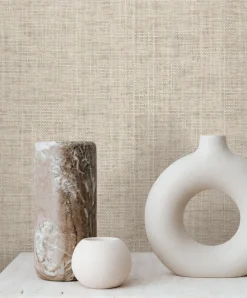 Lemieux et Cie Signature Kami Paperweave Wallpaper - Fog