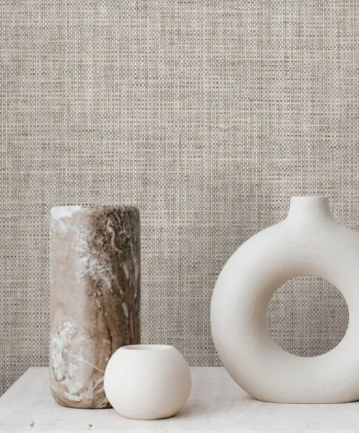 Lemieux et Cie Signature Kami Paperweave Wallpaper - Charcoal