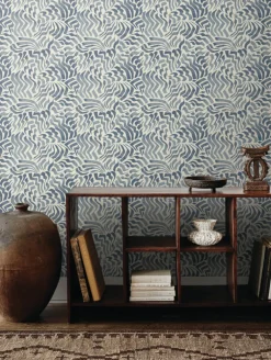 Lemieux et Cie Signature Zora Wave Wallpaper - Denim