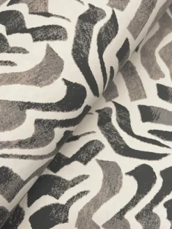 Lemieux et Cie Signature Zora Wave Wallpaper - Charcoal