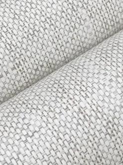 Lemieux et Cie Signature Kami Paperweave Wallpaper - Smoke