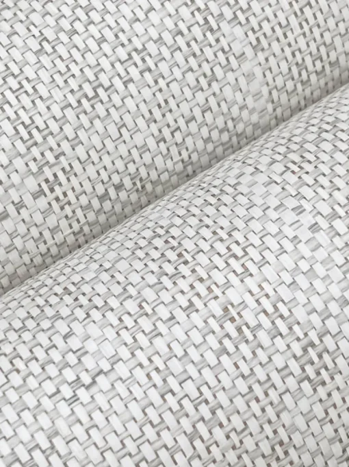 Lemieux et Cie Signature Kami Paperweave Wallpaper - Smoke