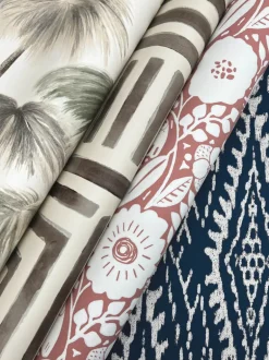 Lemieux et Cie Signature Painterly Labyrinth Wallpaper - Charcoal