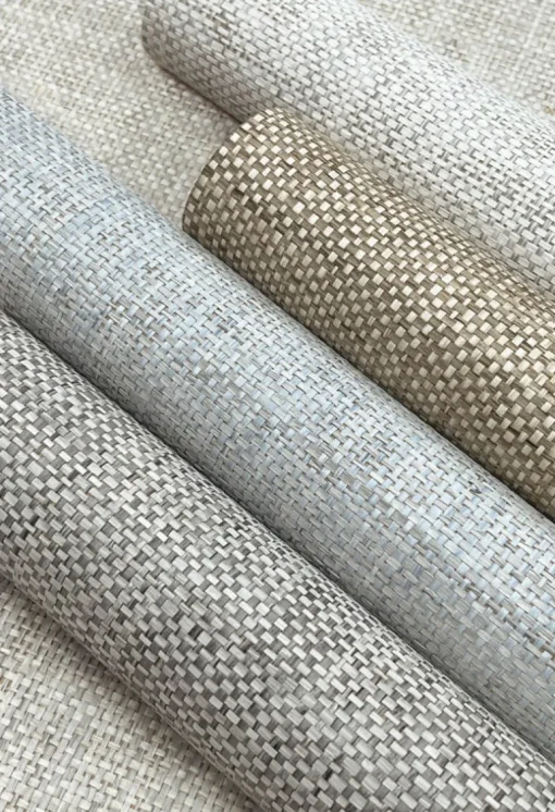 Lemieux et Cie Signature Kami Paperweave Wallpaper - Charcoal