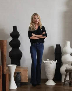 Lemieux et Cie Signature Zora Wave Wallpaper - Denim