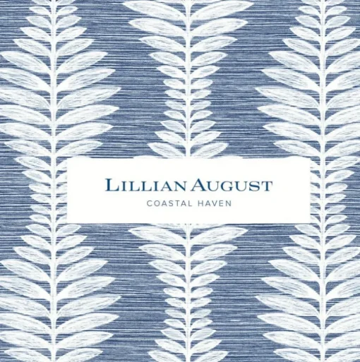 Lillian August Coastal Haven Palm Grove Wallpaper - Hampton Blue