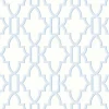 Lillian August Coastal Lattice Peel & Stick Wallpaper - Hampton Blue