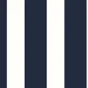 Lillian August Designer Stripe Peel & Stick Wallpaper - Midnight Blue