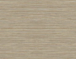 Lillian August Faux Grasscloth Peel & Stick Wallpaper - Warm Silver