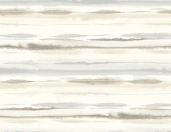 Lillian August Horizon Stripe Peel & Stick Wallpaper - Sand Dunes
