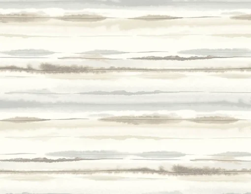Lillian August Horizon Stripe Peel & Stick Wallpaper - Sand Dunes