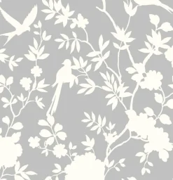 Lillian August Mono Toile Peel & Stick Wallpaper - Harbor Mist
