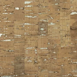 Lillian August Natural Textured Wallcoverings Cork - Honey Brown & Silver