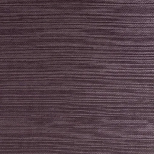Lillian August Natural Textured Wallcoverings Grasscloth - Deep Plum