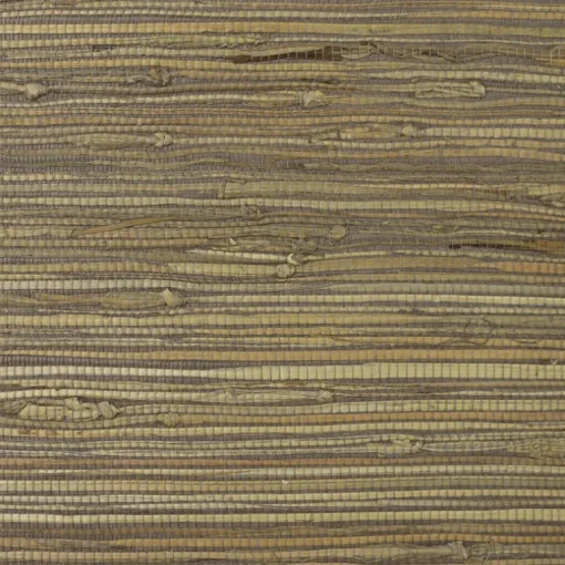 Lillian August Natural Textured Wallcoverings Rushcloth - Saddle Brown