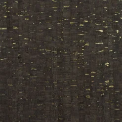 Lillian August Natural Textured Wallcoverings Cork - Espresso & Metallic Gold