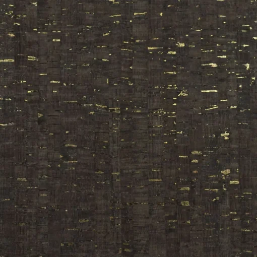 Lillian August Natural Textured Wallcoverings Cork - Espresso & Metallic Gold
