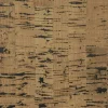Lillian August Natural Textured Wallcoverings Cork - Honey Brown & Black