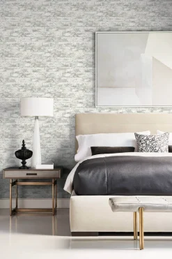 Lillian August Soho Brick Peel & Stick Wallpaper - Gray