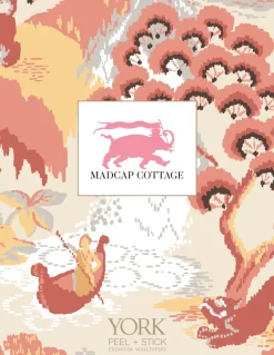 Madcap Cottage Berry Nice Peel & Stick Wallpaper - Navy Blue