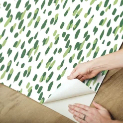 Madcap Cottage Club House Peel & Stick Wallpaper - Palm Green