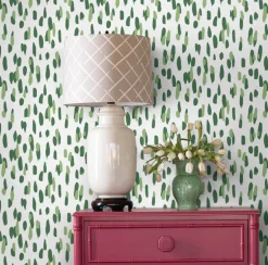 Madcap Cottage Club House Peel & Stick Wallpaper - Palm Green