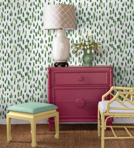 Madcap Cottage Club House Peel & Stick Wallpaper - Palm Green