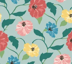 Madcap Cottage Jungle Garden Peel & Stick Wallpaper - Sky Blue