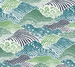 Madcap Cottage Shangri-La Peel & Stick Wallpaper - Palm Green
