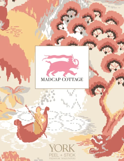 Madcap Cottage Shangri-La Peel & Stick Wallpaper - Palm Green