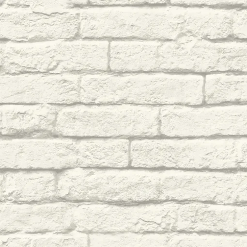 Magnolia Home Brick & Mortar Wallpaper - White