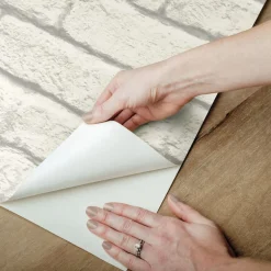 Magnolia Home Brick & Mortar Peel & Stick Wallpaper - White