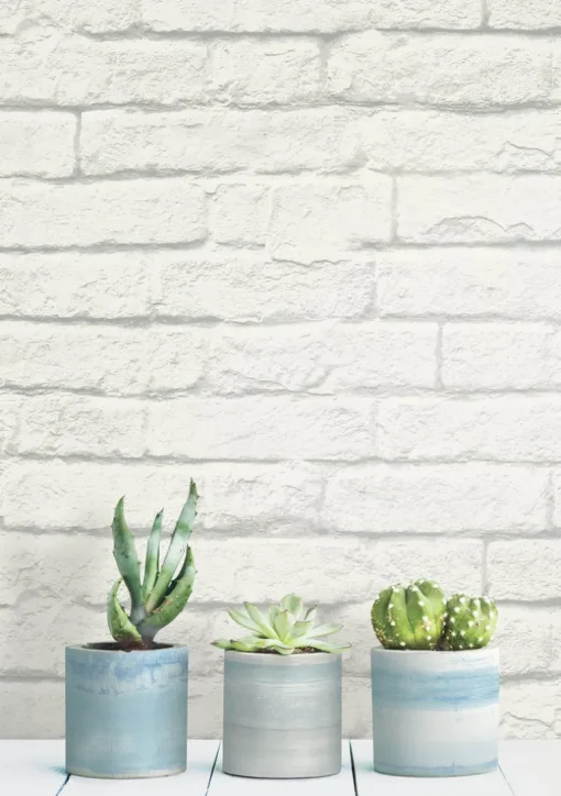 Magnolia Home Brick & Mortar Peel & Stick Wallpaper - White