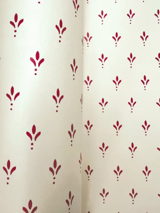 Magnolia Home Charm Wallpaper - Red & White
