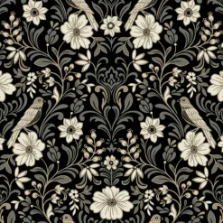 Magnolia Home Colette Wallpaper - Black